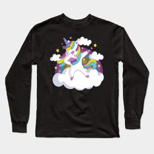 Unicorn dancing Long Sleeve T-Shirt